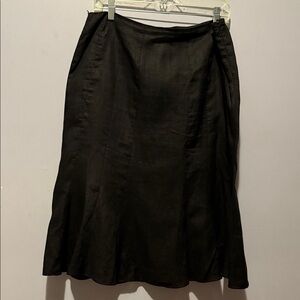 Lauren Ralph Lauren Elegant Black A-Line Skirt 12P